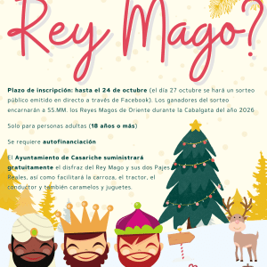 Inscripción como Rey Mago (hasta el 24 de octubre)
