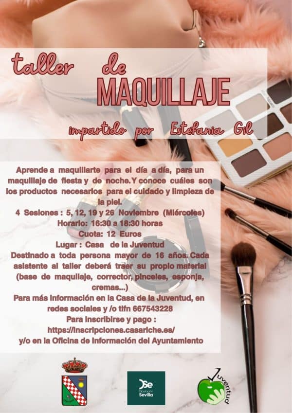 Taller de maquillaje (4 sesiones los miércoles)